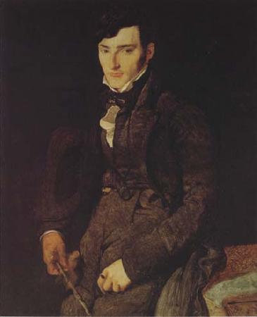 Jean Auguste Dominique Ingres Portrait of Jean-Franqcois Gilibert (mk04) oil painting picture